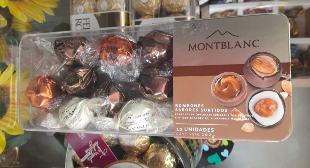 CHOCOLATES MONTBLANC Flores de las Américas