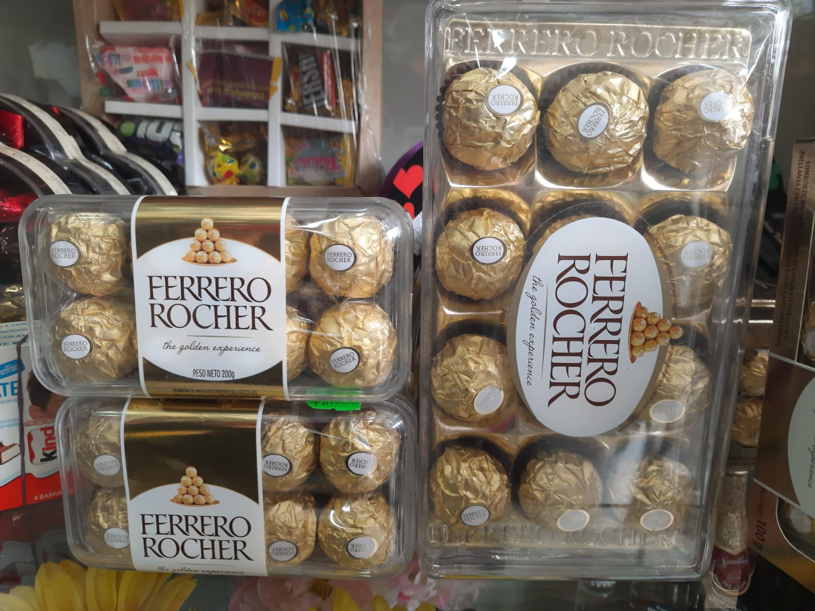 Chocolates Ferrero Rocher Flores de las Américas